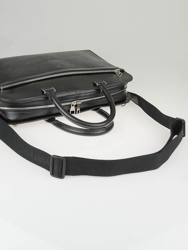 Louis Vuitton Briefcase Bassano Epi MM Black (Without Strap) in Leather  with Silver-tone - CN