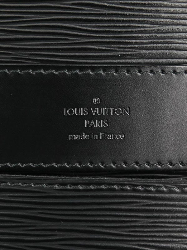 Louis Vuitton Black Epi Leather Bassano MM Bag - Yoogi's Closet
