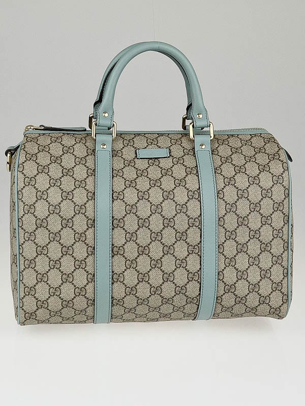 Gucci - Authenticated Boston Handbag - Cloth Blue for Women, Very Good Condition