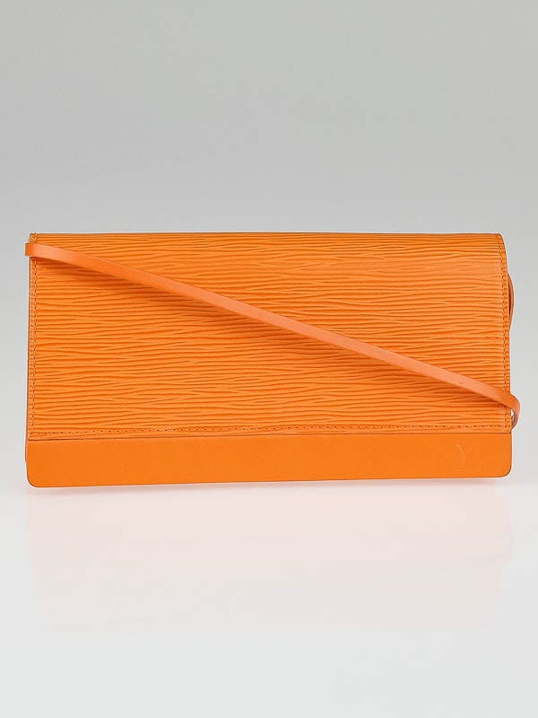Louis Vuitton Mandarin Epi Leather Honfleur Clutch Bag - Yoogi's Closet