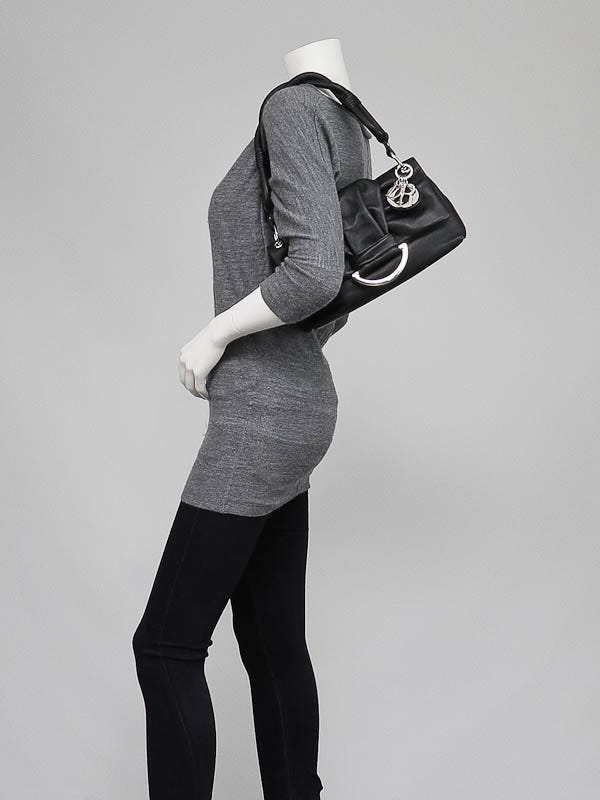Dior - Demi Lune Leather Shoulder Bag Beige