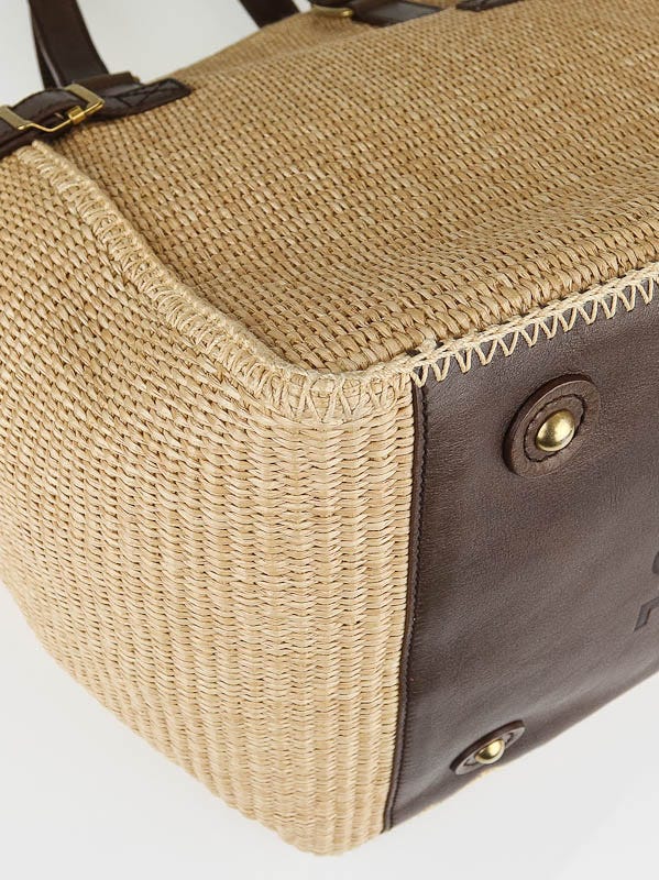 Yves Saint Laurent Raffia Medium Downtown Bag | Yoogi's Closet