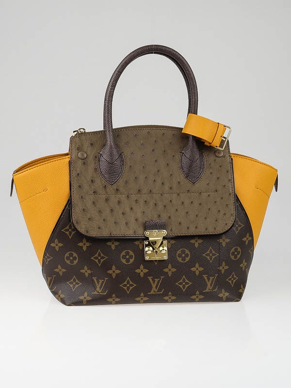 Louis Vuitton Limited Edition Ocre Exotique Monogram Majestueux PM Bag