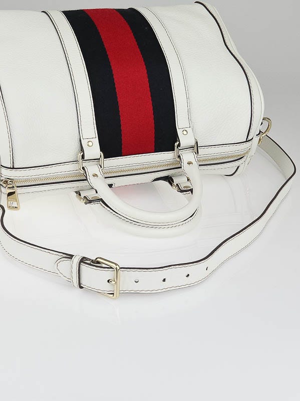 Soho boston leather handbag Gucci White in Leather - 31697772