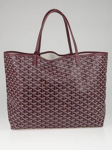 Goyard maroon tote Clearance