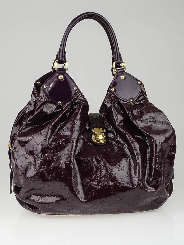 Louis Vuitton Limited Edition Bordeaux Patent Leather Surya XL Bag