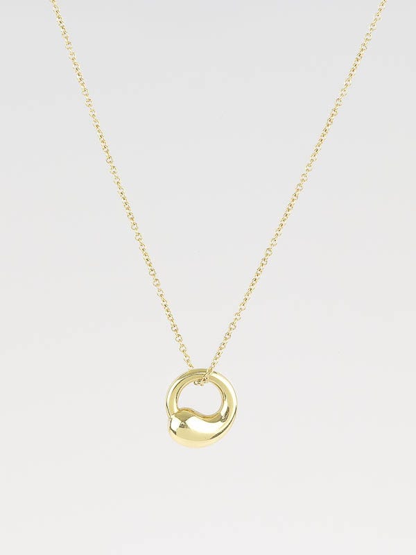 Tiffany & Co. 18k Gold Elsa Peretti Eternal Circle Pendant