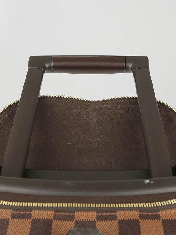 Louis Vuitton Damier Ebene Eole 60 Convertible Rolling Luggage Leather  ref.587908 - Joli Closet