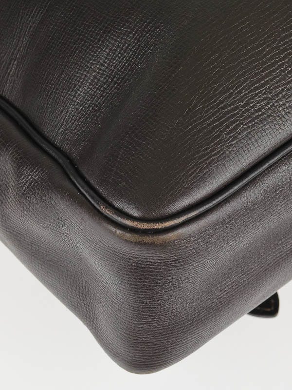 Louis Vuitton Coffee Brown Utah Leather Shawnee Pochette Bag - Yoogi's  Closet