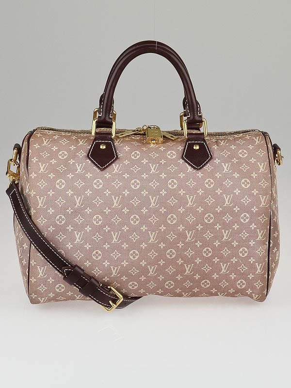 Louis Vuitton Monogram Mini Lin Idylle Speedy Bandouliere