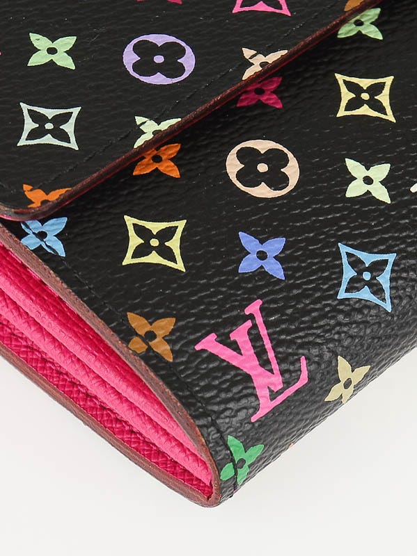 Louis Vuitton Sarah Wallet Monogram Giant Jungle Black Multicolor in Coated  Canvas with Gold-tone - US
