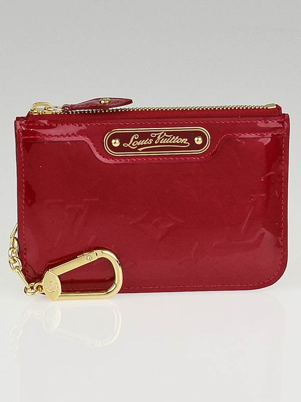 Louis Vuitton Pomme D'Amour Monogram Vernis Pochette Cles and Change Holder
