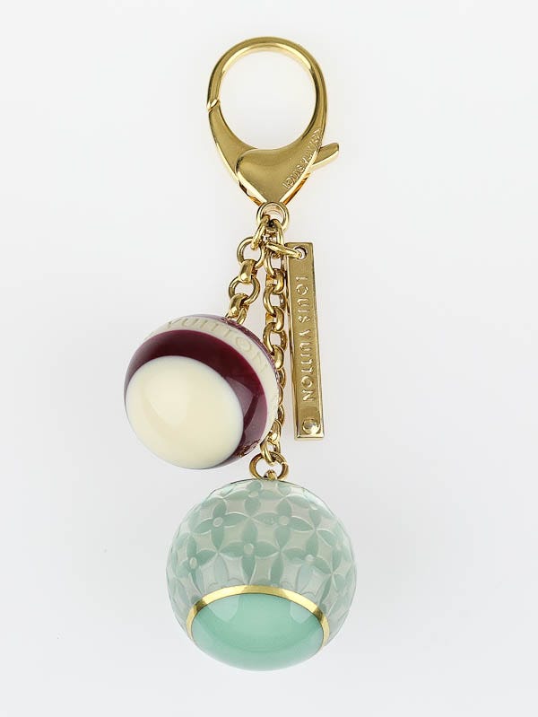 Louis Vuitton Blue/Purple Resin Monogram Mini Lin Key Holder and Bag Charm