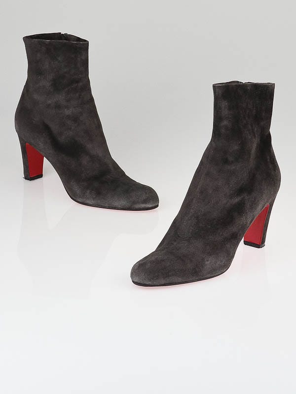 Christian louboutin suede on sale bootie