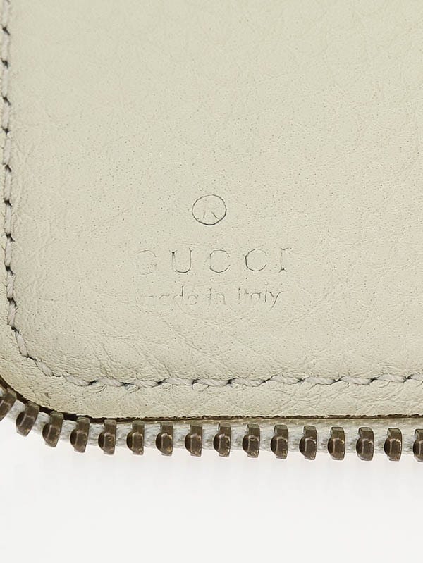 Gucci - Guccissima Leather Zippy Coin Purse Ivory