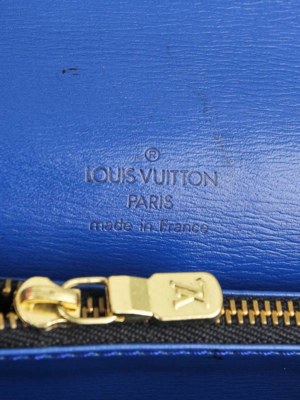 LOUIS VUITTON Friedland Black & Blue Epi Shoulder Bag 