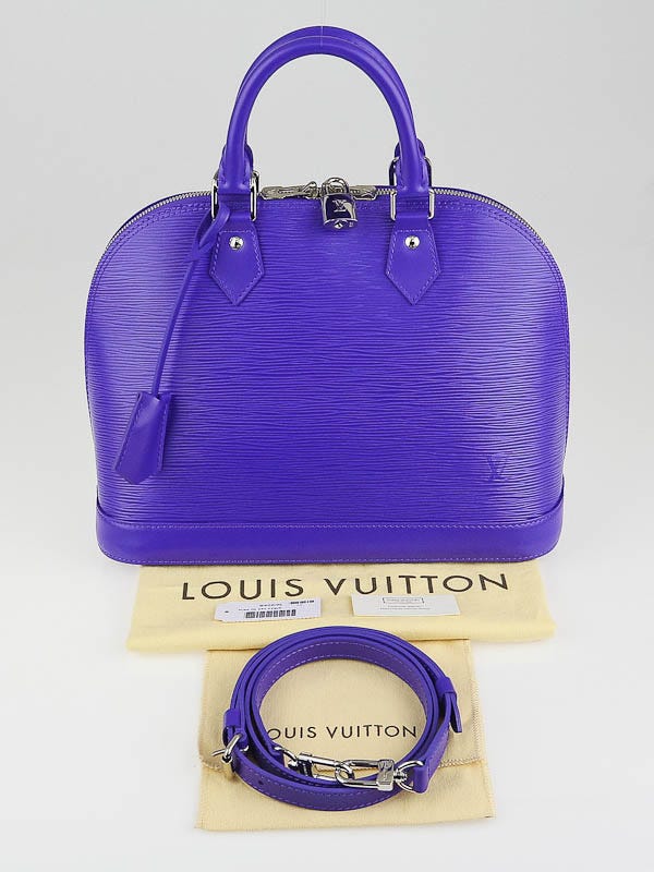 Louis Vuitton - Authenticated Belt - Leather Purple for Women, Never Worn, with Tag