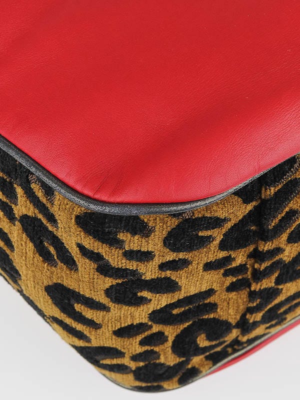 Louis Vuitton Limited Edition Rouge Leather Safari Flight Bag