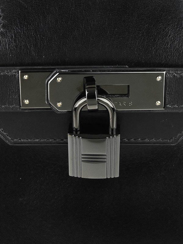 Hermes Birkin 30 Bag So Black Limited Edition Box Leather • MIGHTYCHIC • 