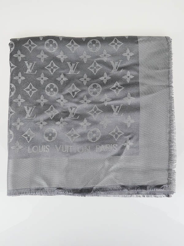 Authentic Louis Vuitton LV Monogram Shine Scarf Shawl Review