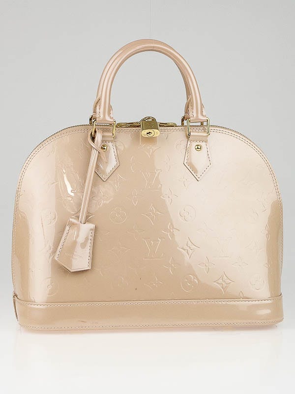 Louis Vuitton Rose Florentin Monogram Vernis Alma PM Bag