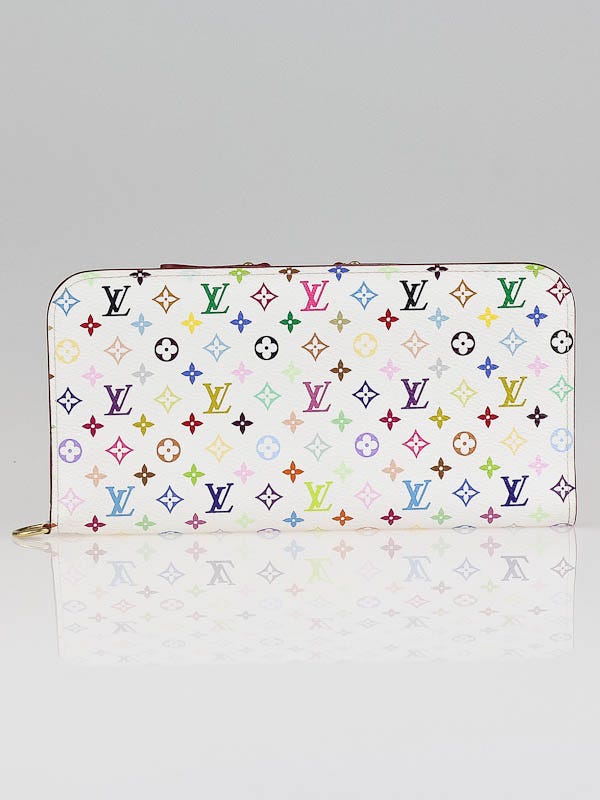 Louis Vuitton White Multicolor Monogram Insolite Wallet – The Closet