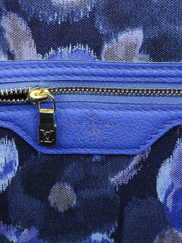 Grand Bleu GM leather travel bag