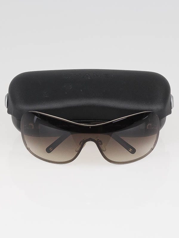Chanel Metal Wrap Frame Pearl Sunglasses-4170 | Yoogi's Closet