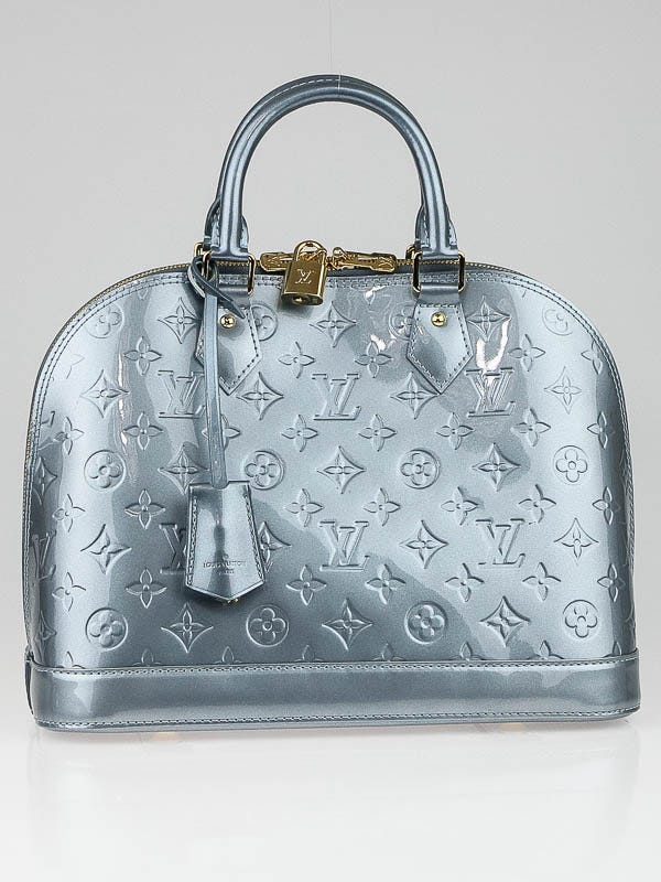 Louis Vuitton Monogram Vernis Alma PM - Grey Handle Bags, Handbags