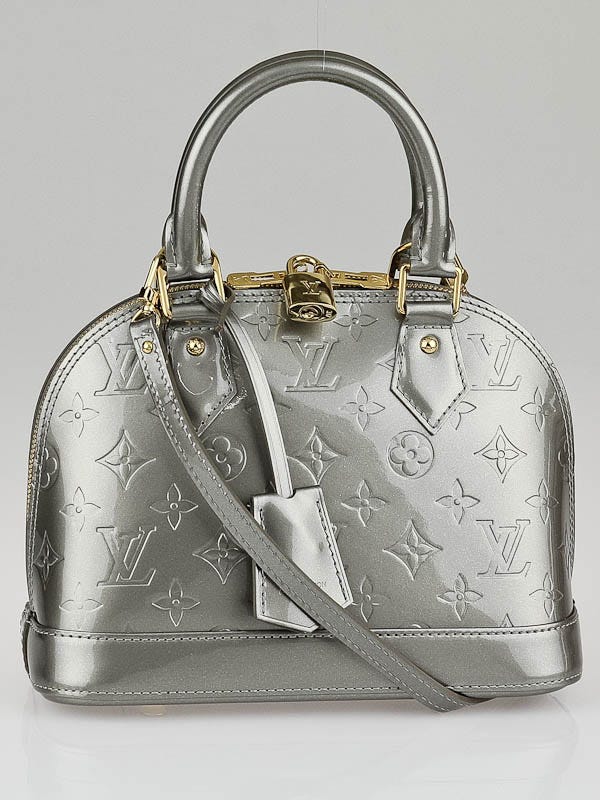 Louis Vuitton Gris Art Deco Monogram Vernis Alma BB Bag