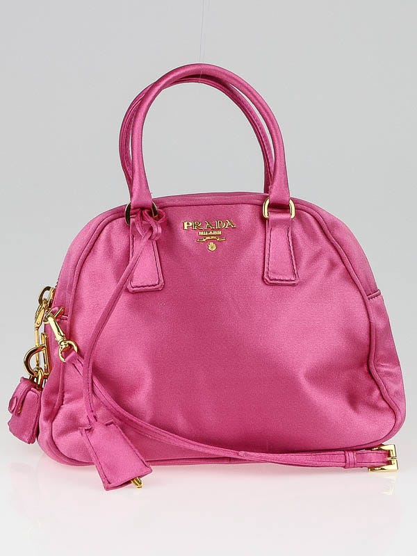 Prada, Bags, Authentic Prada Mini Raso Bag In Pink Satin