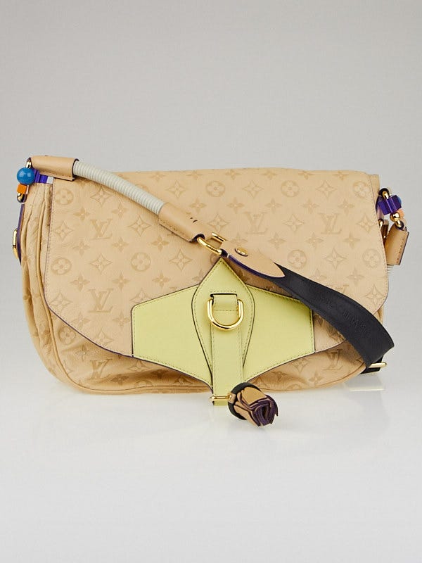 Louis Vuitton Limited Edition Creme Monogram Underground Messenger Bag -  Yoogi's Closet