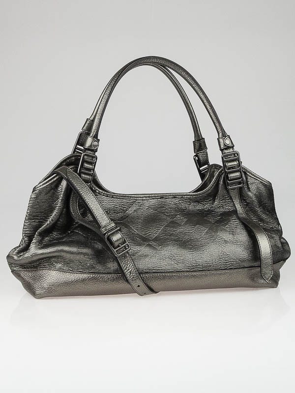 Burberry metallic hot sale bag