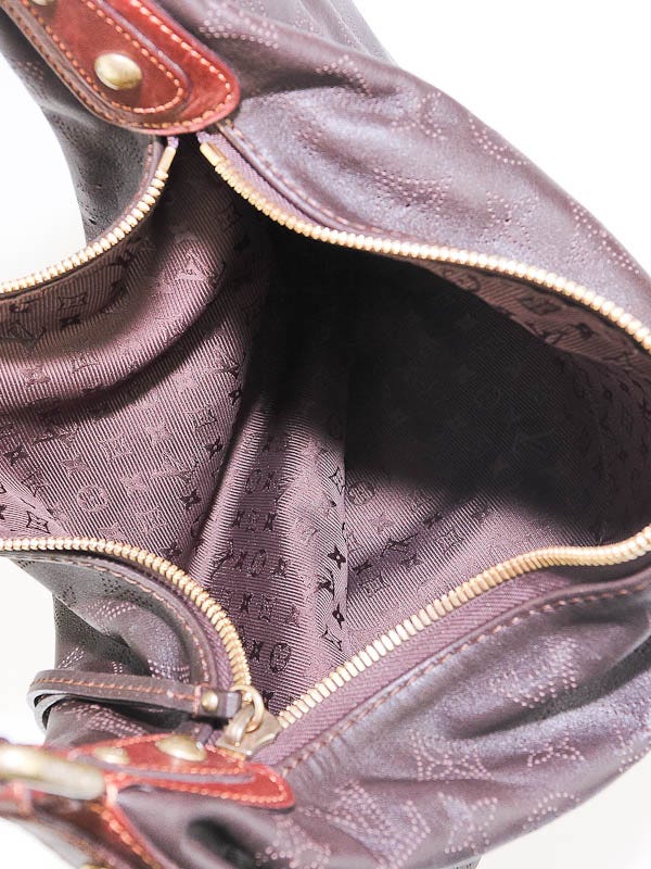 Louis Vuitton Purple Onatah Mahina Leather LV Monogram Vintage Shoulder Bag  BOX