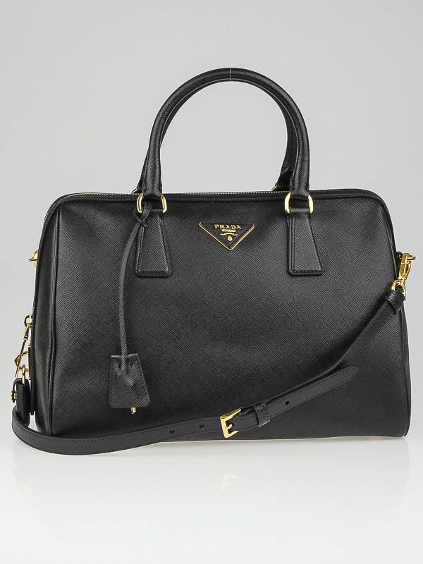 AUTHENTIC Prada Saffiano Lux Bowler Leather Bag