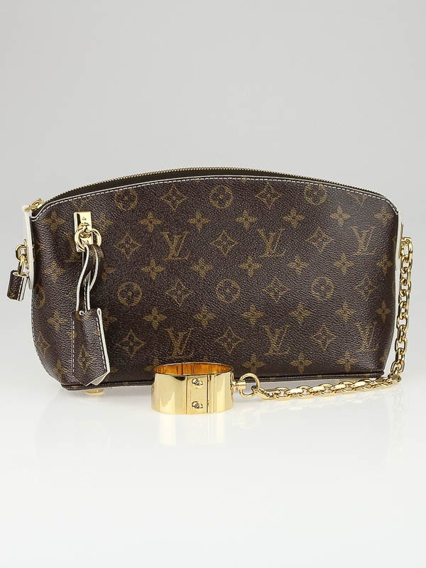 Louis Vuitton Limited Edition Monogram Fetish Lockit Clutch Bag