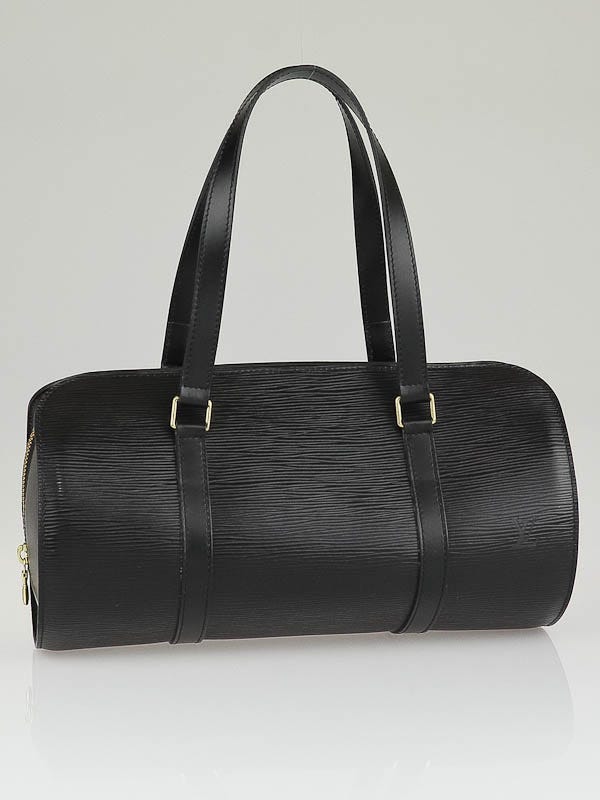 Authentic Louis Vuitton Epi Leather Soufflot Barrel Bag w Mini