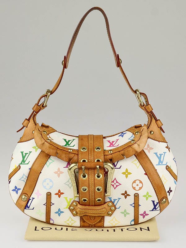 Sold at Auction: Louis Vuitton, Louis Vuitton White Monogram Multicolore Leonor  Bag Box