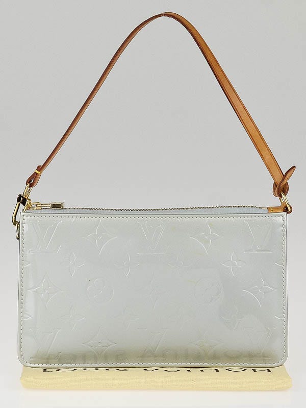 Louis Vuitton Silver Monogram Vernis Lexington Pochette Bag - Yoogi's Closet