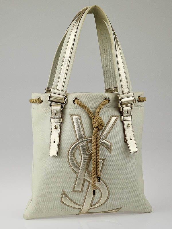 Authentic Vintage Yves Saint Laurent Tote Bag 