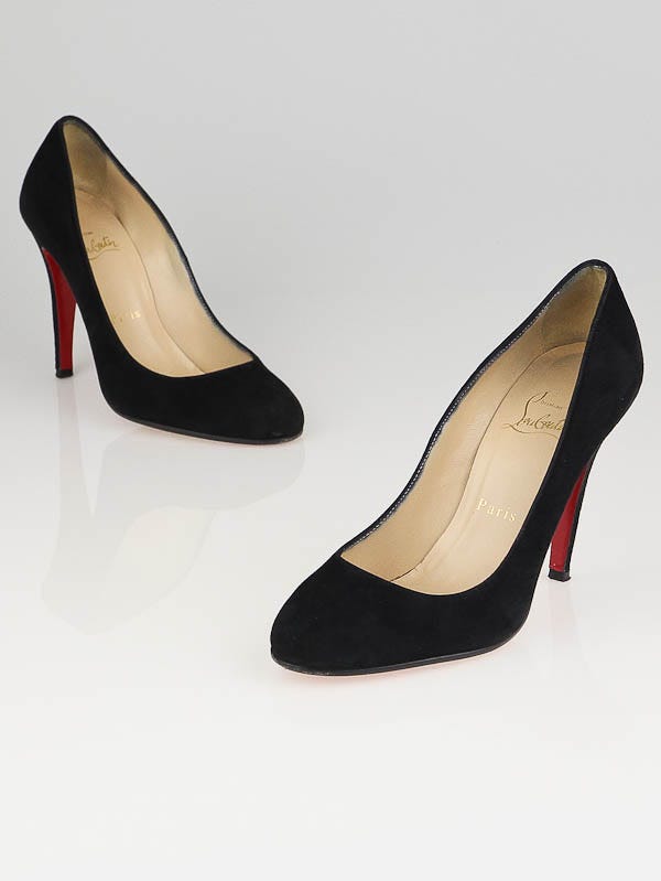 Christian louboutin ron discount ron black suede