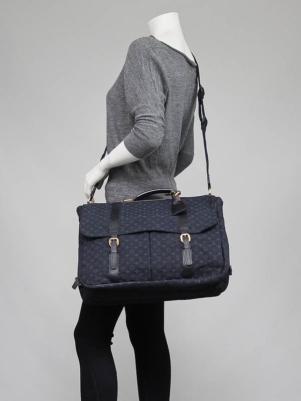 Louis Vuitton Light Blue Monogram Mini Lin Sac A Langer Diaper Bag Louis  Vuitton | The Luxury Closet