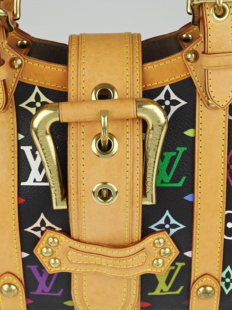Louis Vuitton Black Monogram Multicolor Theda GM Bag - Yoogi's Closet
