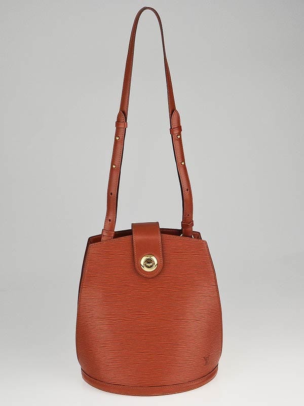 Louis Vuitton Kenyan Fawn Epi Leather Cluny Bucket Bag