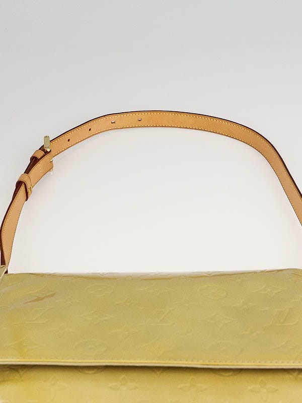 Louis Vuitton Lime Yellow Monogram Vernis Thompson Street Bag - Yoogi's  Closet