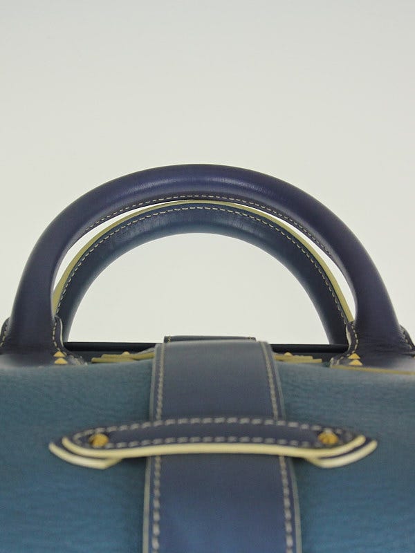 Louis Vuitton Blue Suhali Leather L'Ingenieux PM Bag - Yoogi's Closet
