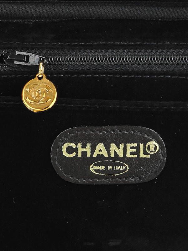 Chanel Black Caviar Leather Jewelry Travel Case Bag - Yoogi's Closet
