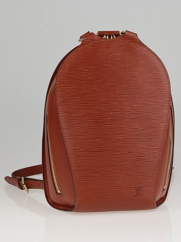 Louis Vuitton Fawn Epi Leather Mabillon Backpack Bag