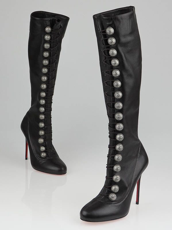 Christian louboutin button sales boots