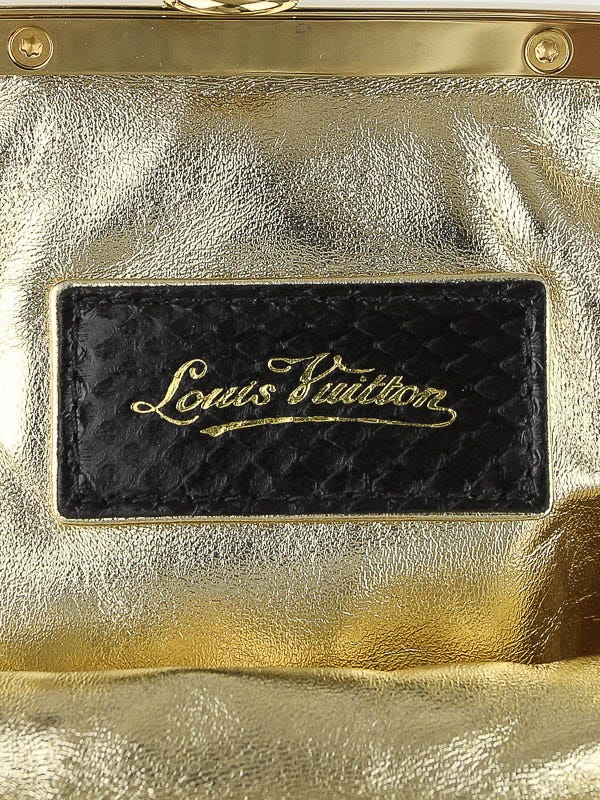 Louis Vuitton Limited Edition Black Monogram Satin Aumoniere Evening Bag -  Yoogi's Closet